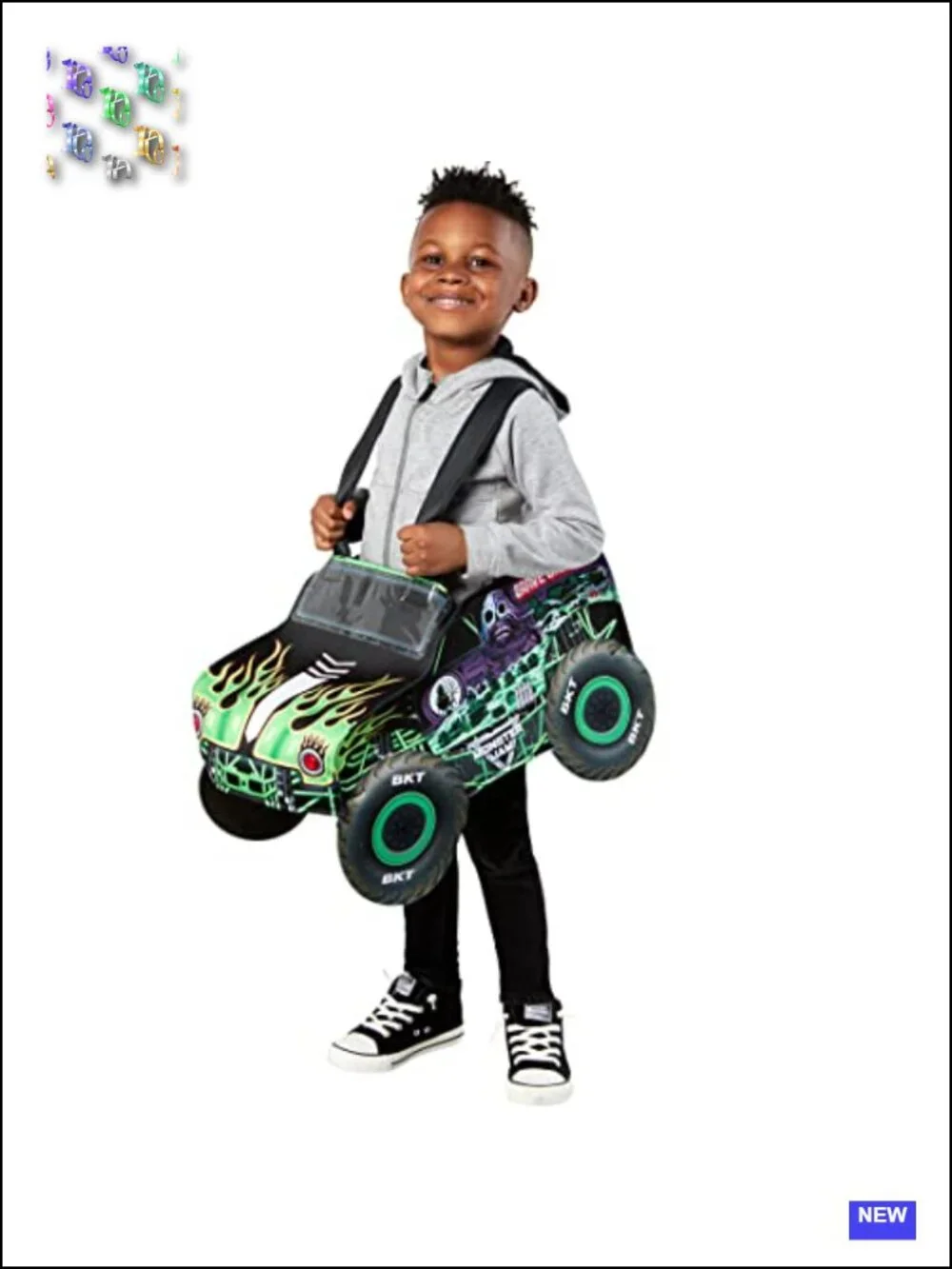 Rubies Monster Jam Grave Digger Toddler Costume 4T Officially Licensed Foam